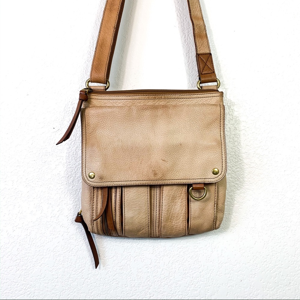 Fossil Morgan Traveler Leather crossbody Bag